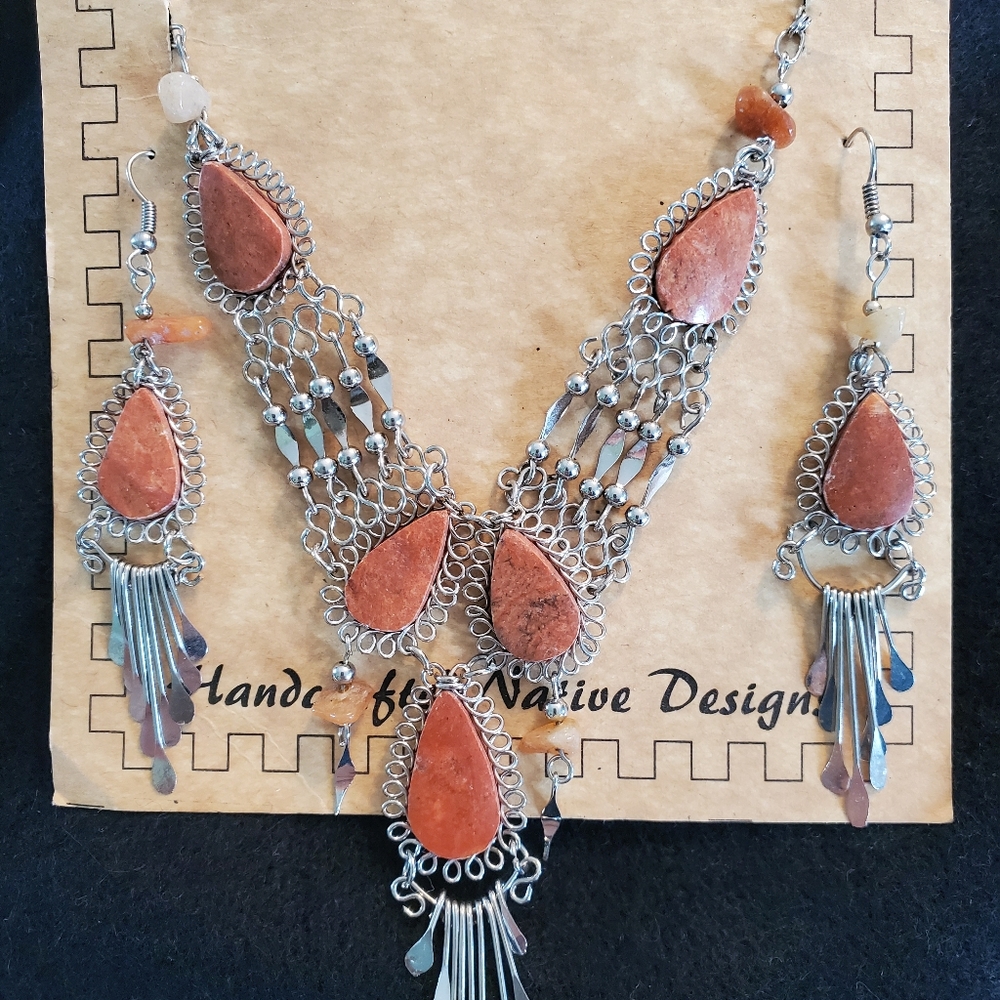 Handcrafted Native Jewelry Necklace Set